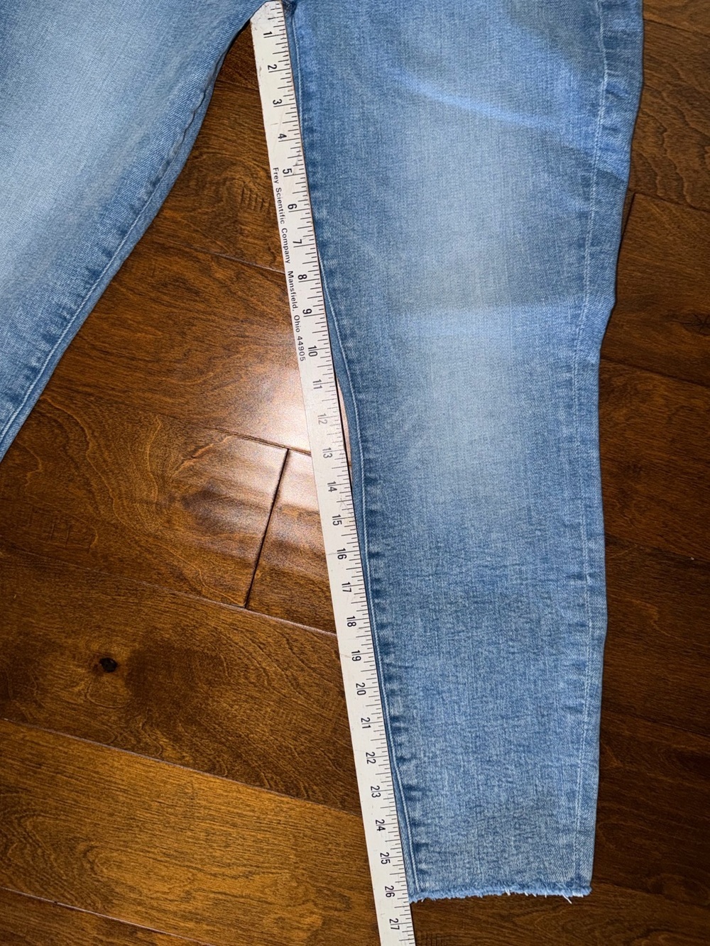 Mother Jeans Women's High Waisted Looker Ankle Fray Jeans Deep Breaths Size 32 - Picture 13 of 13